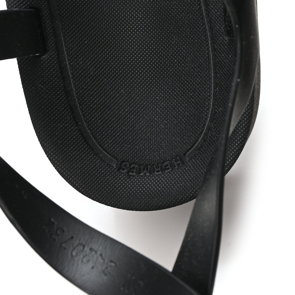 Calfskin Nylon Jupiter Sandals 40 Black