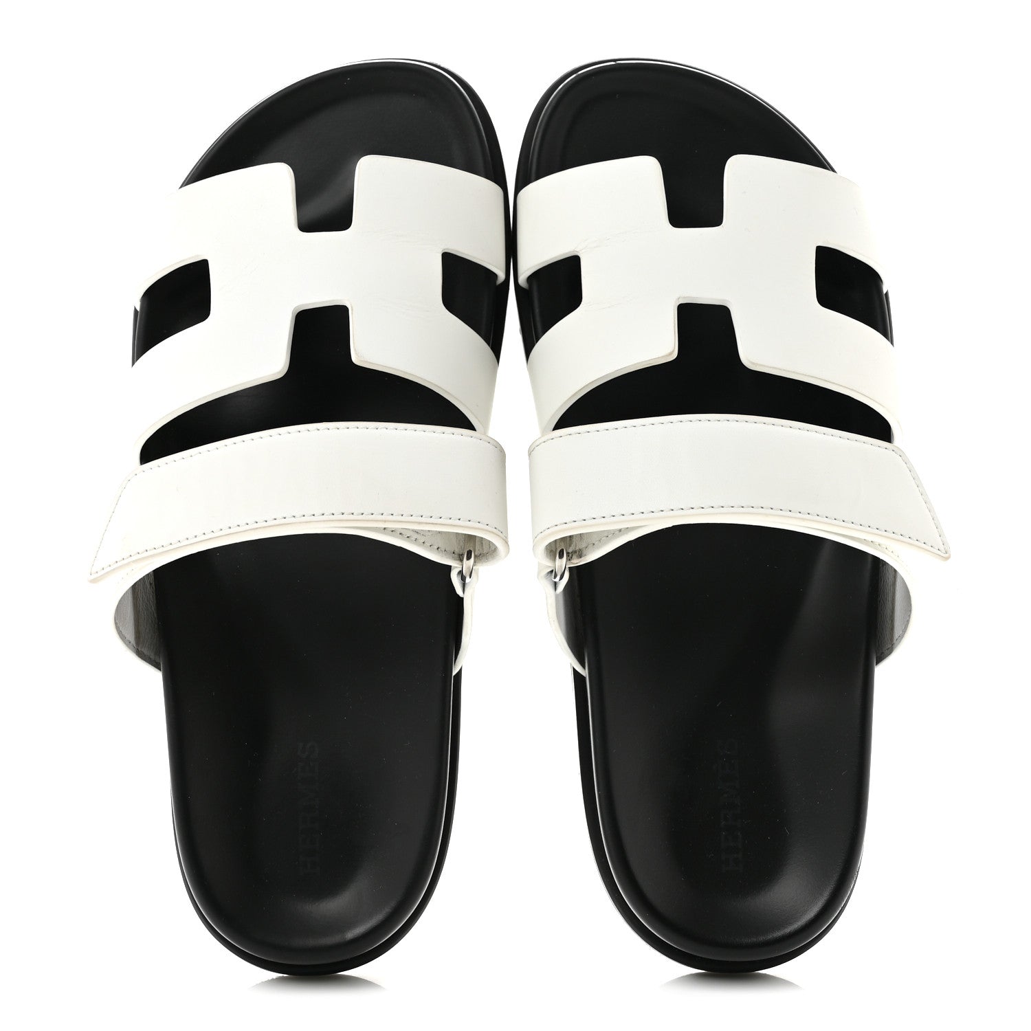 Calfskin Womens Chypre Sandals 38.5 White