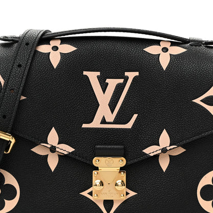 Empreinte Monogram Giant Pochette Metis Black Beige Black Beige