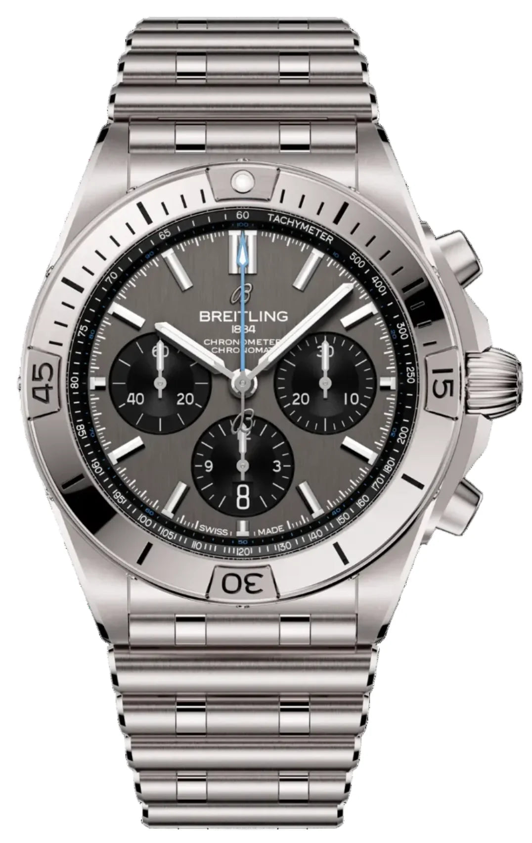 Breitling Chronomat B01 42 Chronograph Grey Dial Men's Watch EB0134101M1E1