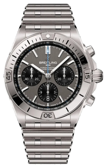 Breitling Chronomat B01 42 Chronograph Grey Dial Men's Watch EB0134101M1E1