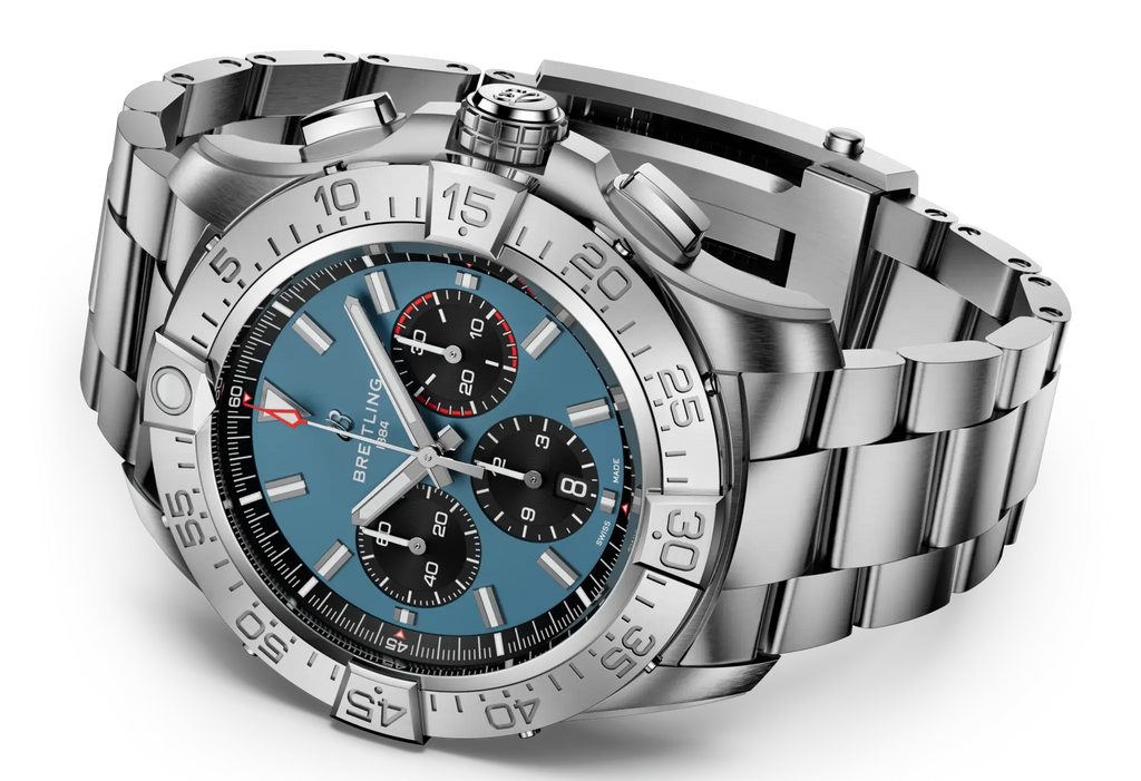 Breitling Super Avenger B01 Chronograph 46 Blue Dial Men's Watch EB0148101C1E1
