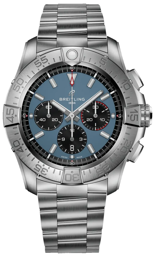 Breitling Super Avenger B01 Chronograph 46 Blue Dial Men's Watch EB0148101C1E1