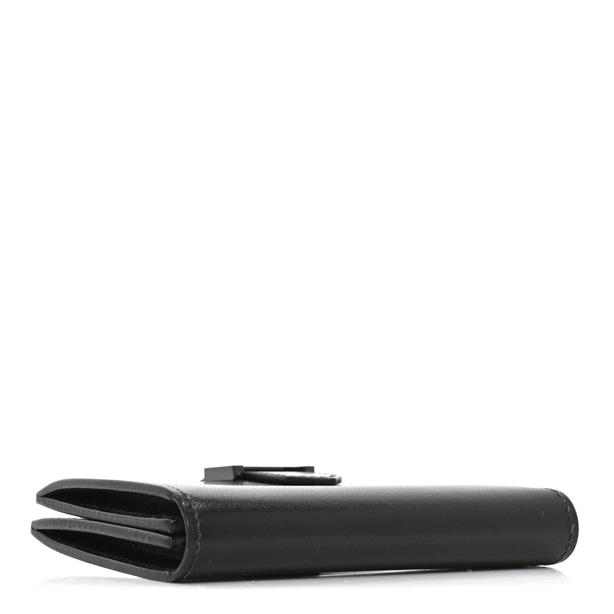 Box Monochrome Bearn Card Holder Wallet Black