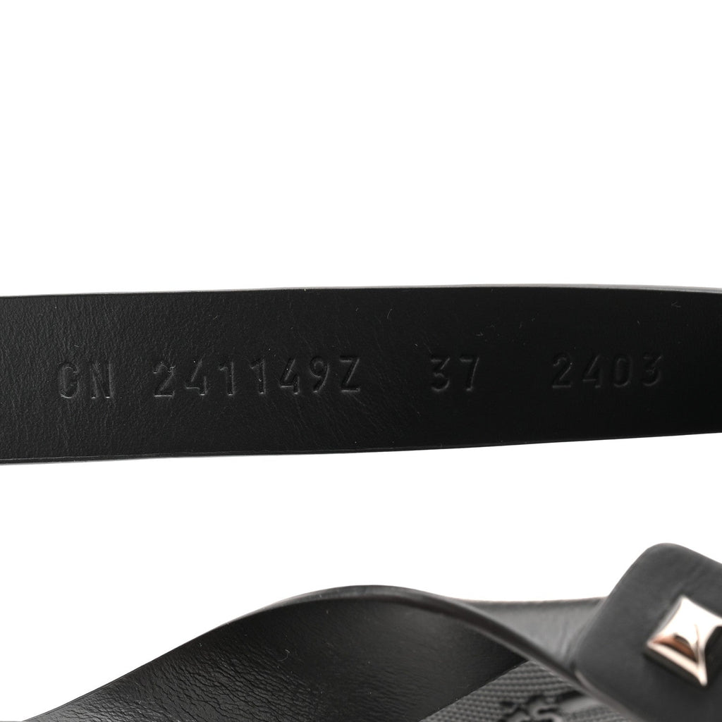 Calfskin Medor Studded Womens Intuition Sandals 37 Black