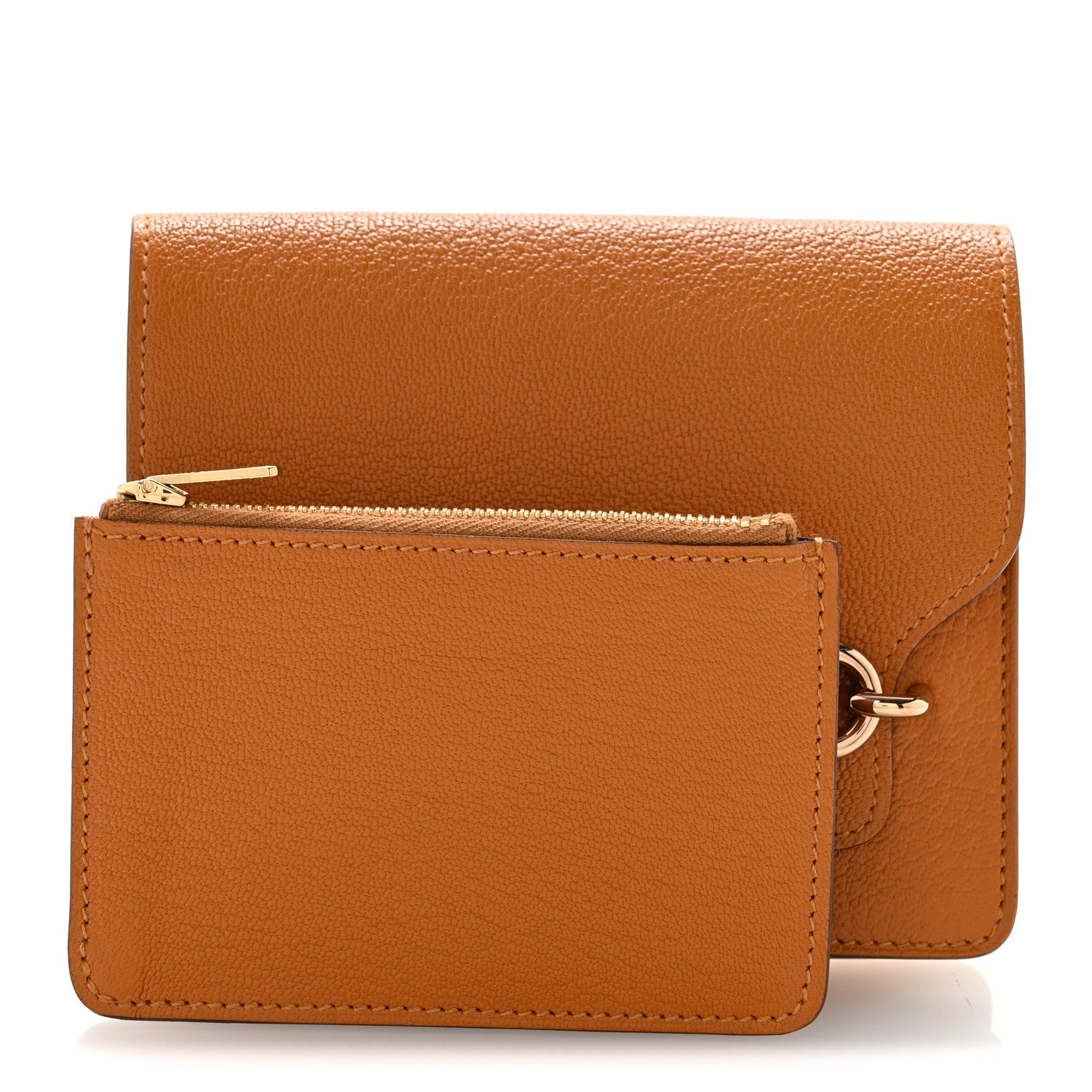Chevre Mysore Roulis Slim Wallet Caramel