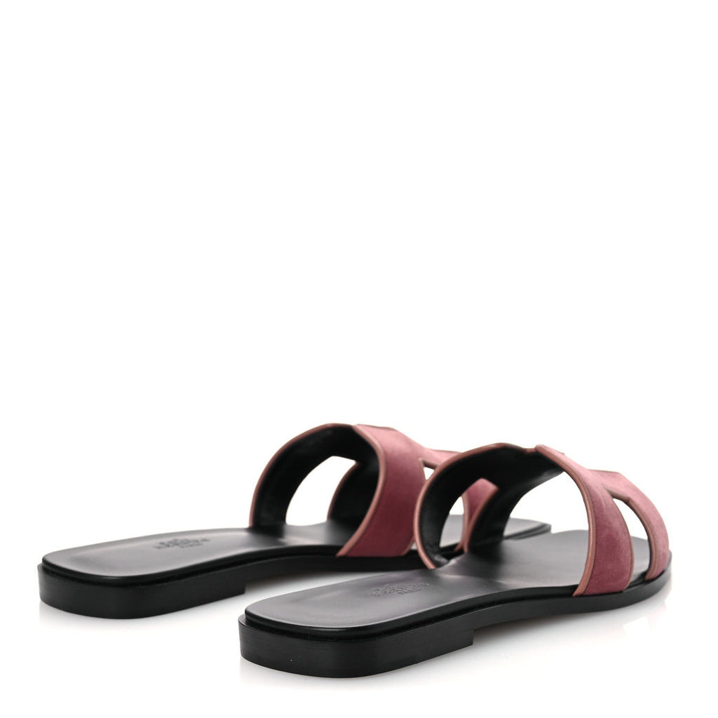 Velvet Nappa Oran Sandals 39 Bois de Rose