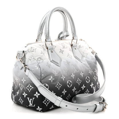 Nylon Monogram Gradient LV Snow Speedy Bandouliere 25 Frost