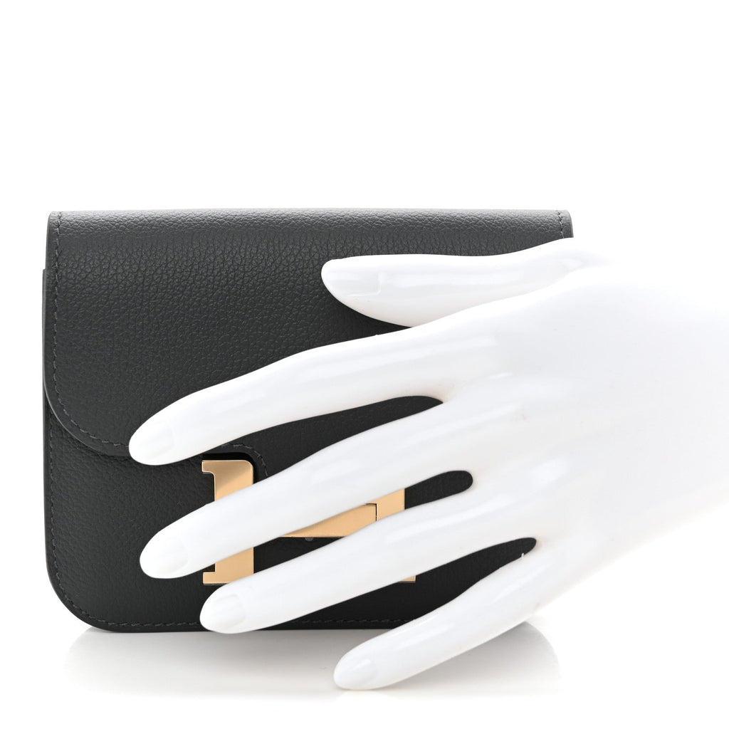 Evercolor Verso Constance Slim Wallet Ardoise Bleu Glacier