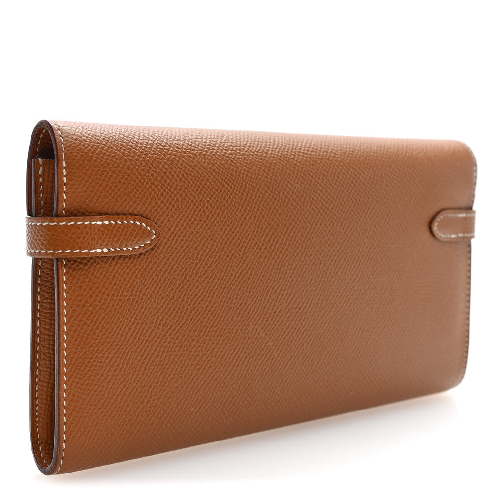 Epsom Kelly Longue Wallet Gold