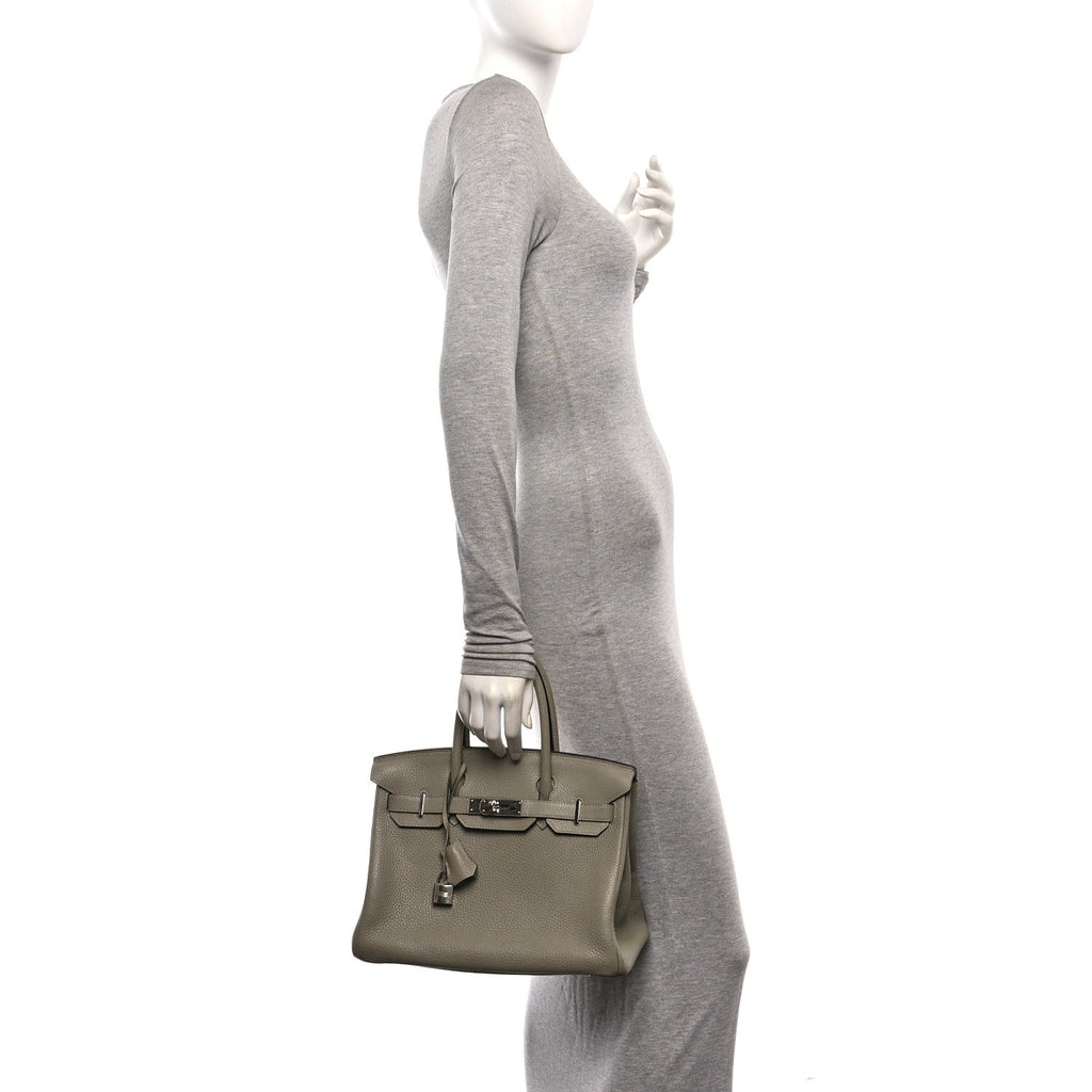 Taurillon Clemence Birkin 30 Sauge