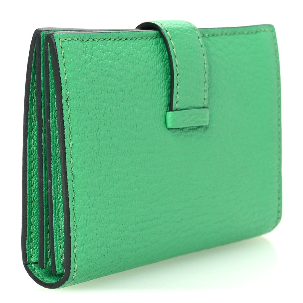 Chevre Mysore Bearn Card Holder Wallet Vert Comics