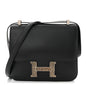 Madame Calfskin Lizard Constance 24 Black Ombre