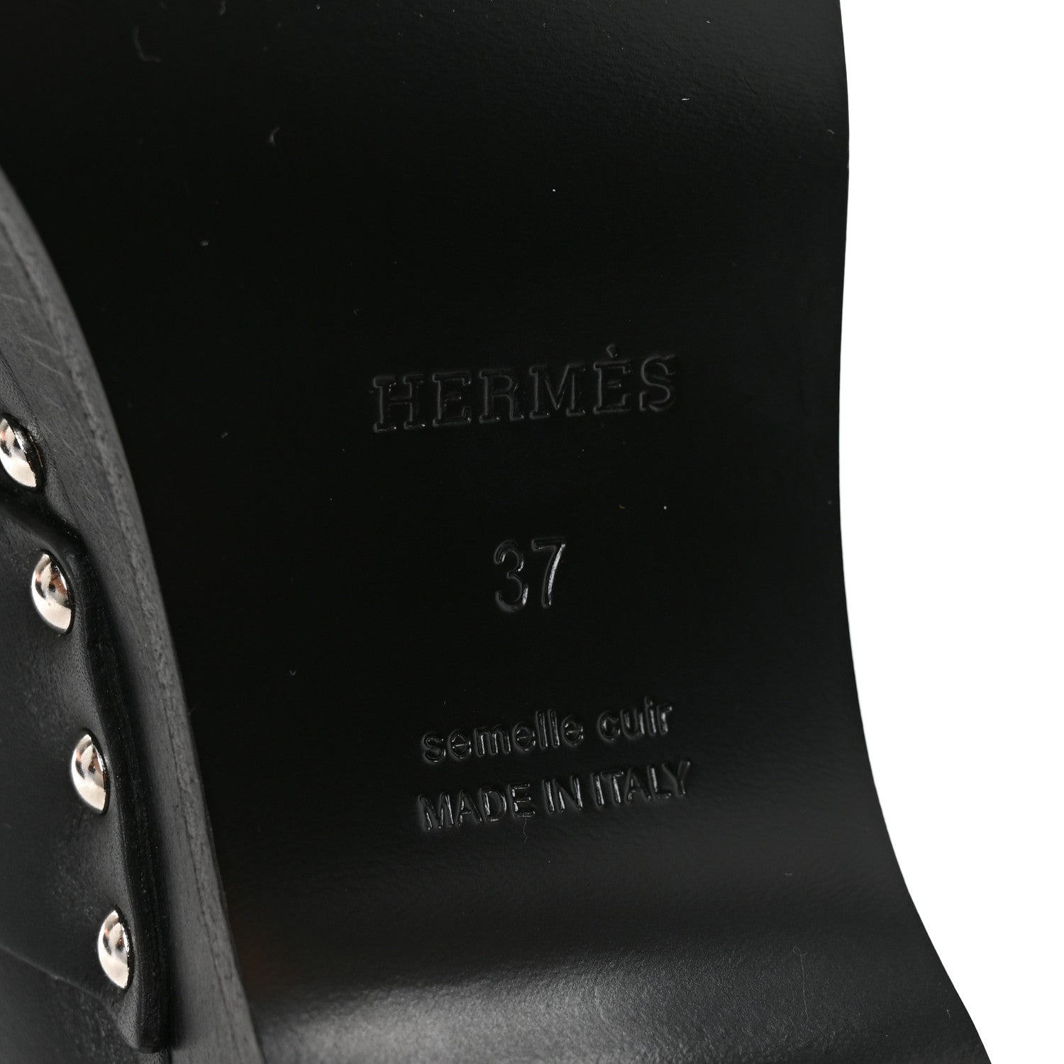 Calfskin Calya Mules 37 Black