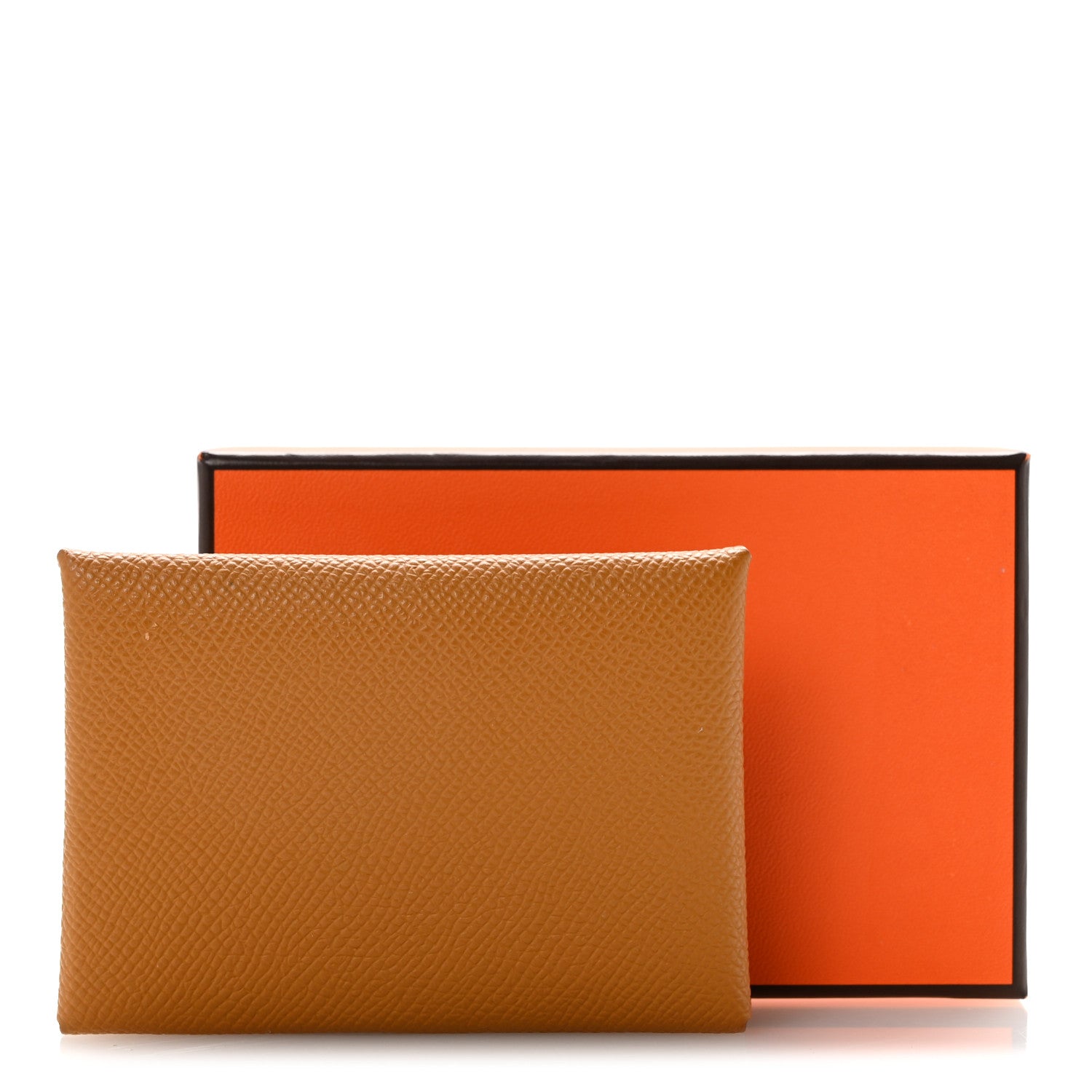 Epsom Calvi Duo Card Case Biscuit