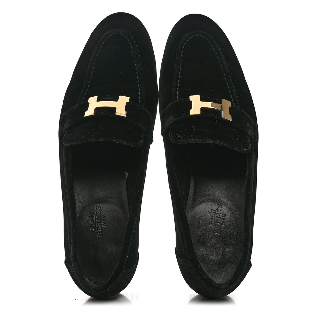 Velvet Womens Paris Loafers 41 Black
