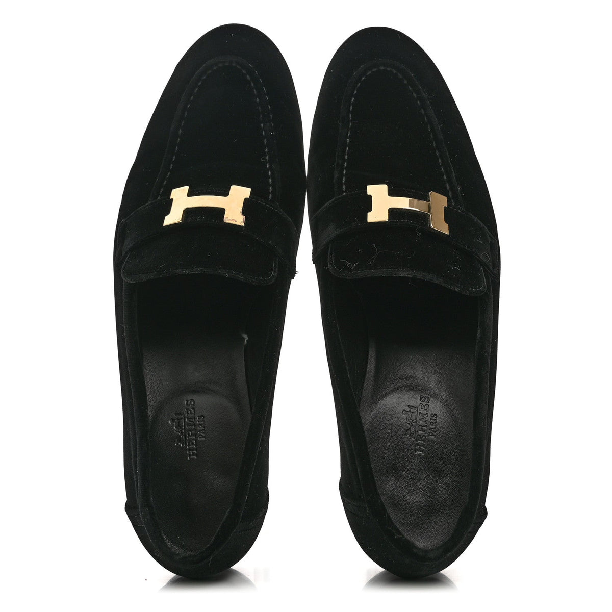 Velvet Womens Paris Loafers Black