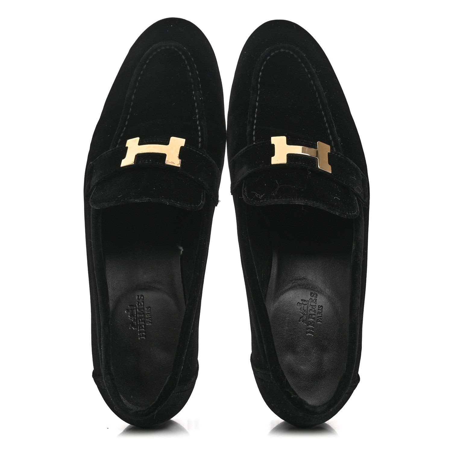 Velvet Womens Paris Loafers 41 Black