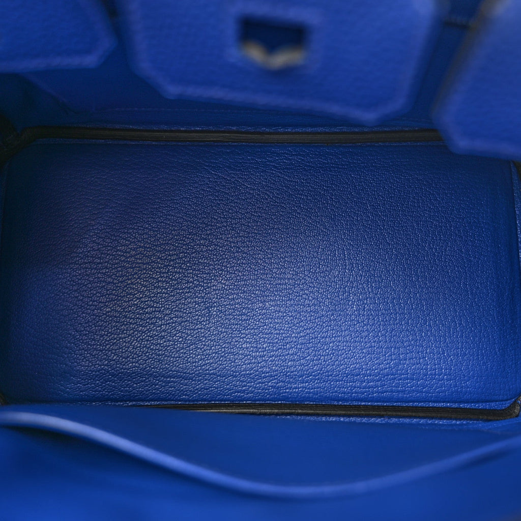 Togo Birkin 25 Bleu Electrique