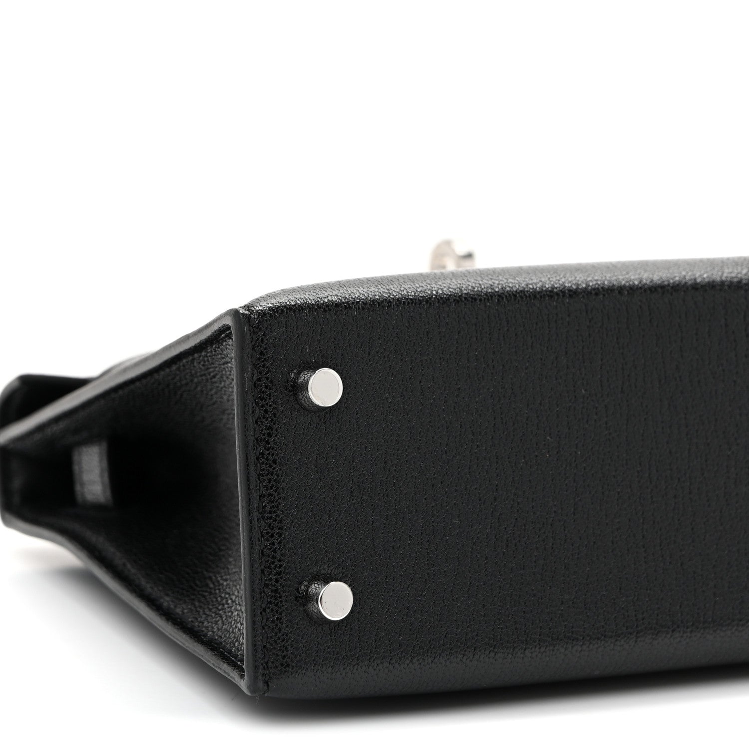 Chevre Chamkila Lizard Mini Kelly Sellier Touch 20 Black Ombre
