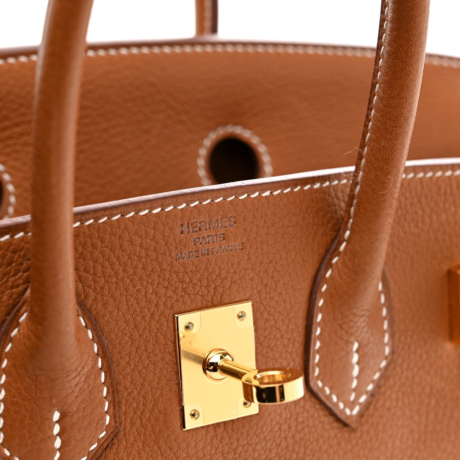 Natural Barenia Faubourg Birkin 25 Fauve