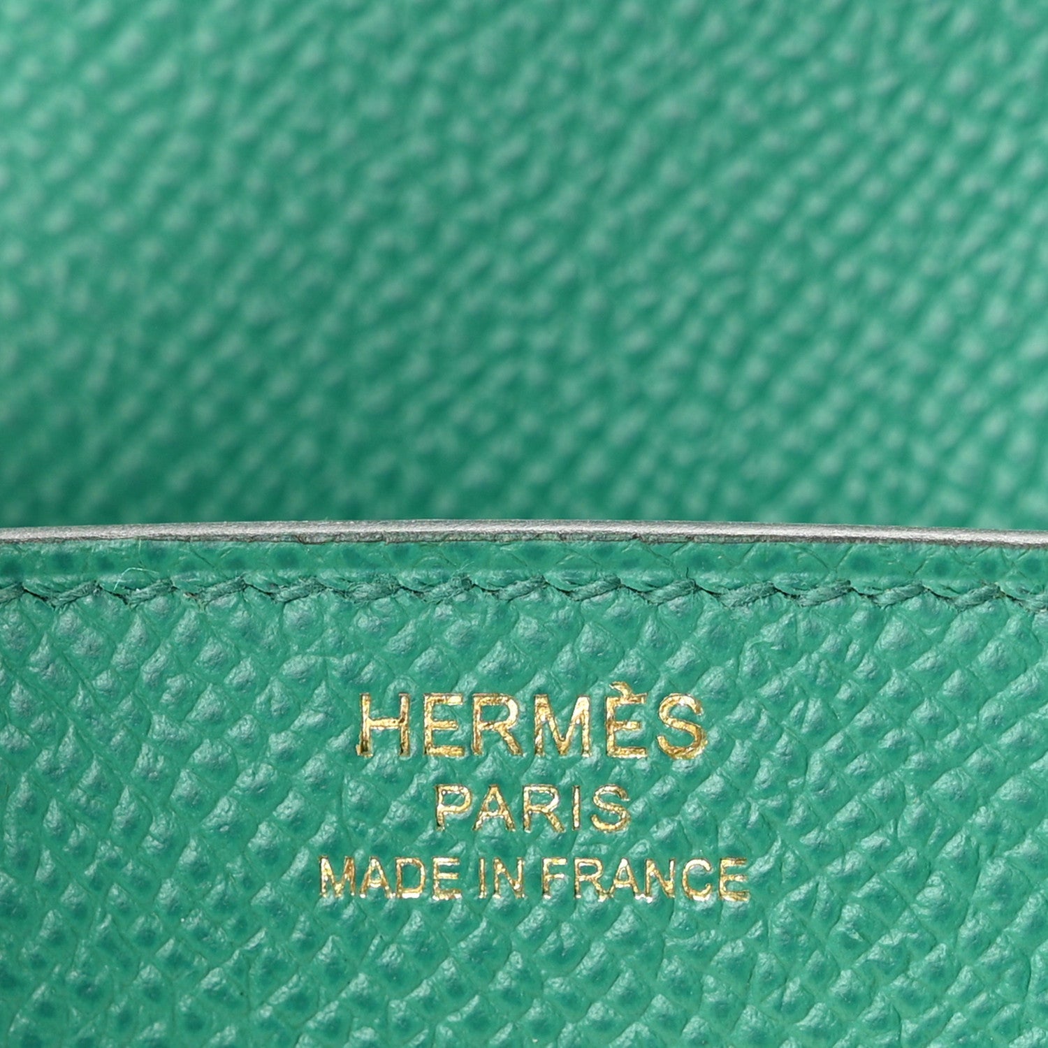 Epsom Birkin Sellier 25 Vert Jade