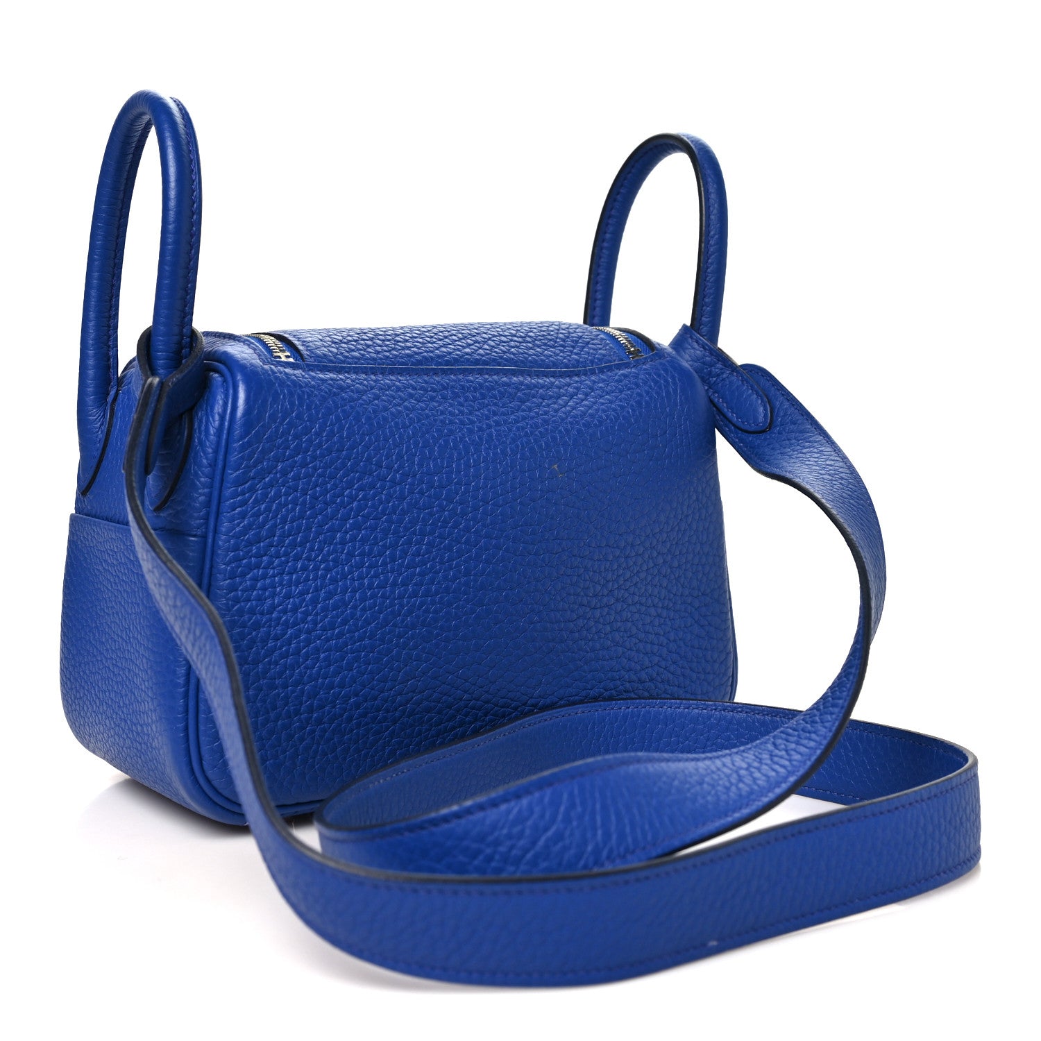 Taurillon Clemence Mini Lindy 20 Bleu Electrique