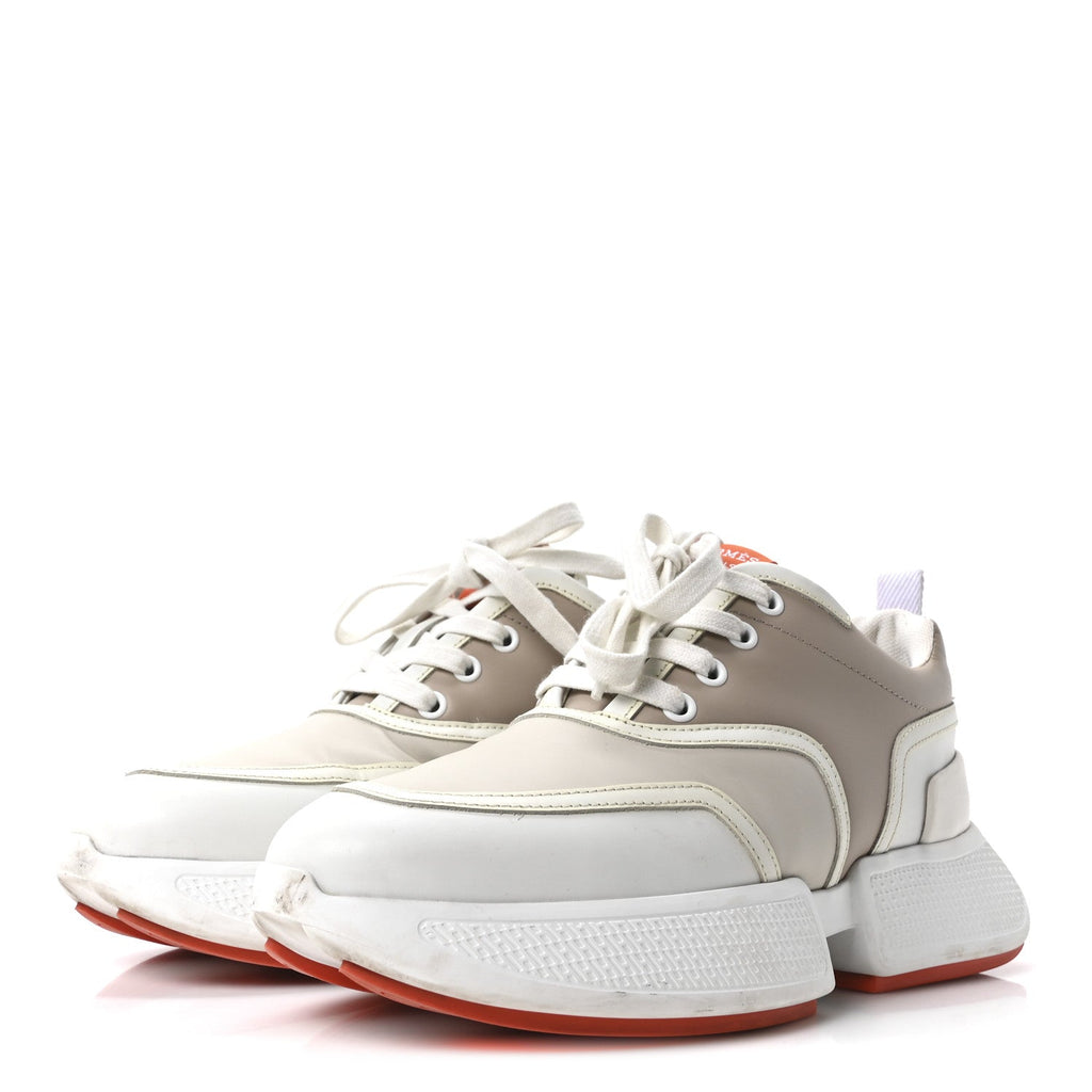 Calfskin Womens Giga Sneakers 37 Multicolor White Gomma