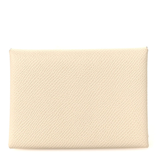 Epsom Calvi Duo Card Case Craie