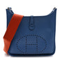 Taurillon Clemence Evelyne III PM Bleu Agate Cuivre