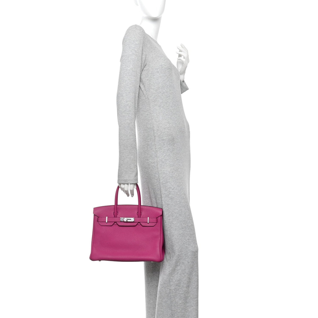 Togo Birkin 30 Rose Pourpre