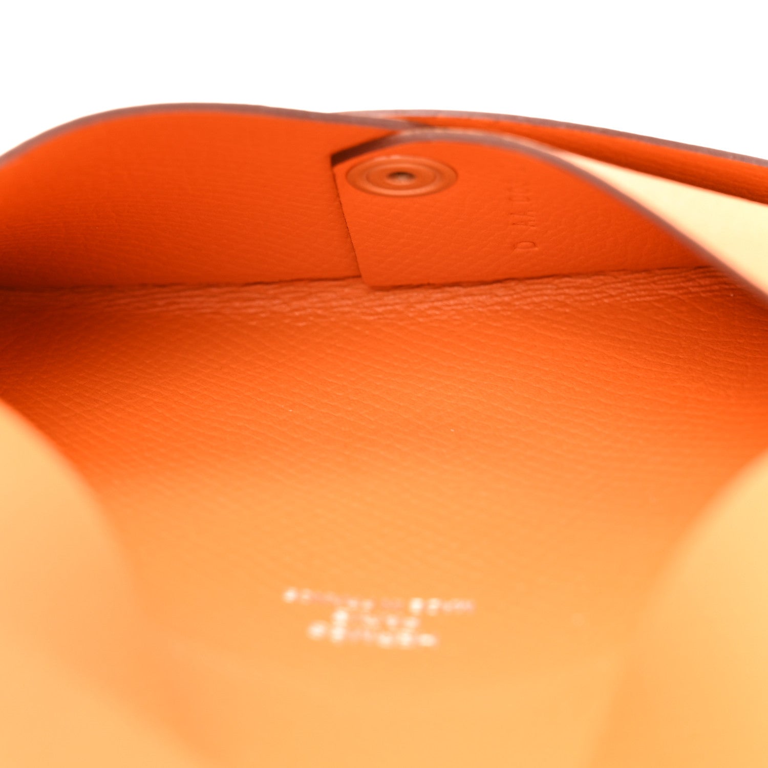 Epsom Calvi Card Case Orange