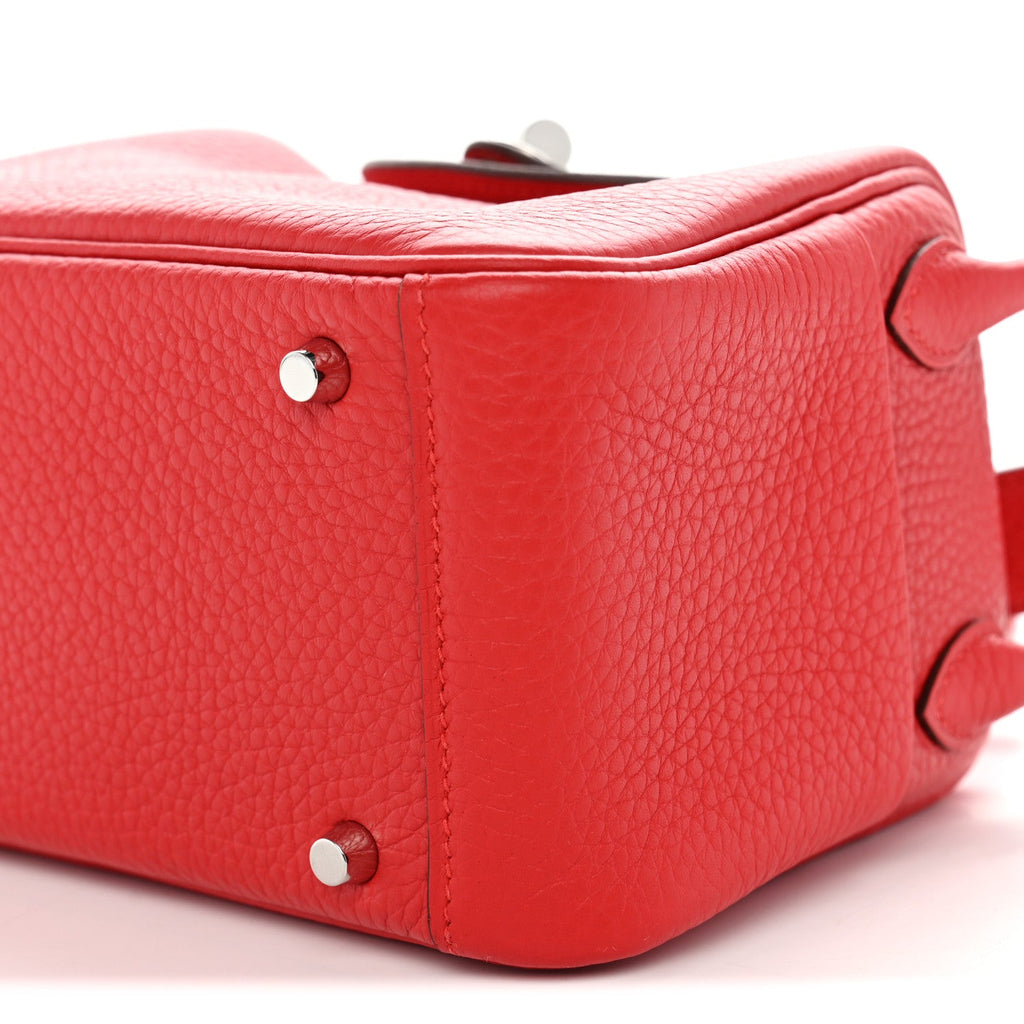 Taurillon Clemence Mini Lindy 20 Rouge Radieux