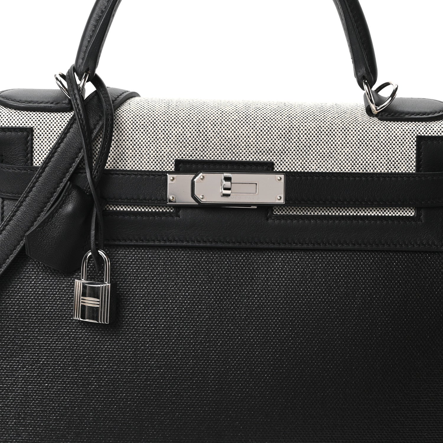 Berline Toile Swift Kelly Sellier 32 Black Ecru