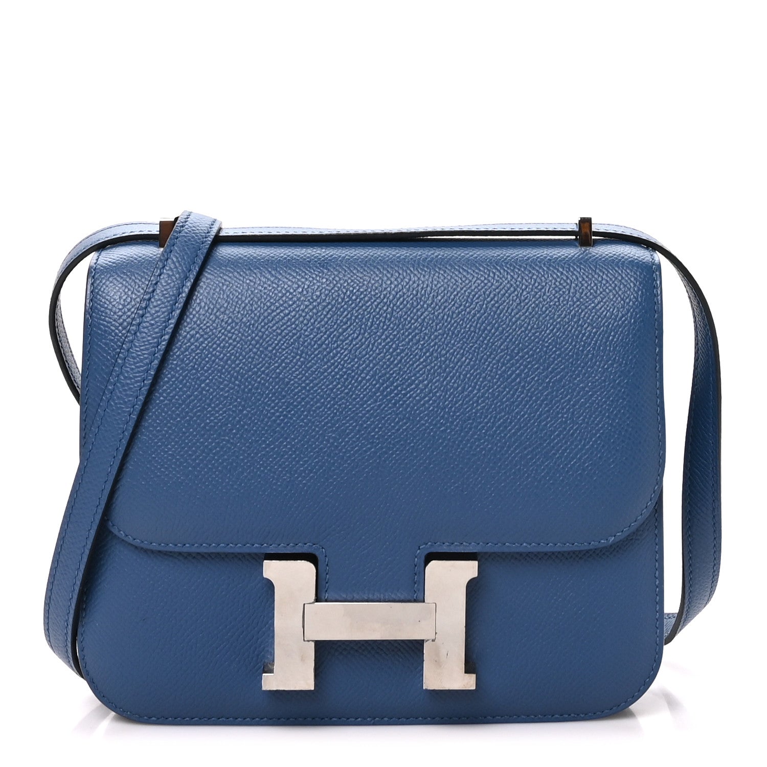 Epsom Constance Verso 18 Bleu Agate Gris Mouette