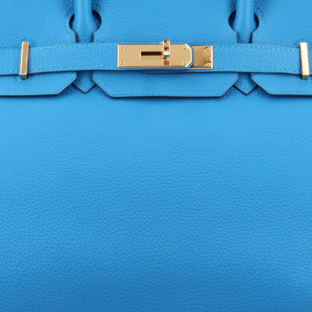 Togo Birkin 30 Bleu Zanzibar