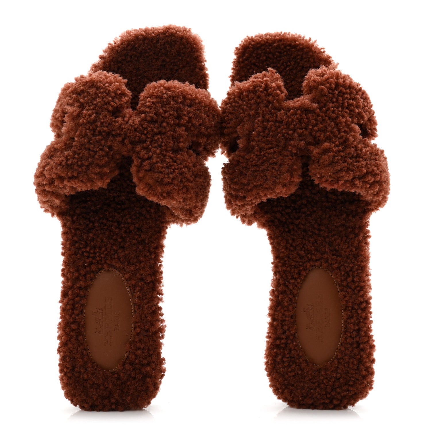 Woolskin Oran Sandals 37 Cognac