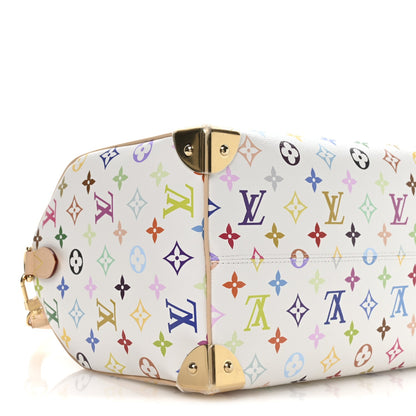 LV X TM Monogram Multicolor Speedy Soft 30 White