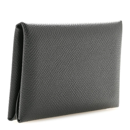 Epsom Calvi Duo Card Case Black