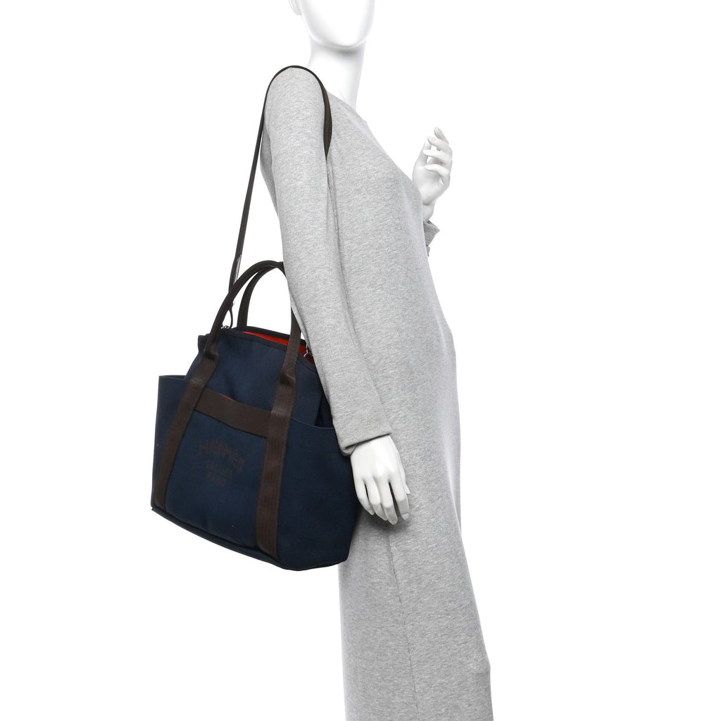 Canvas The Grooming Bag Bleu Navy Feu
