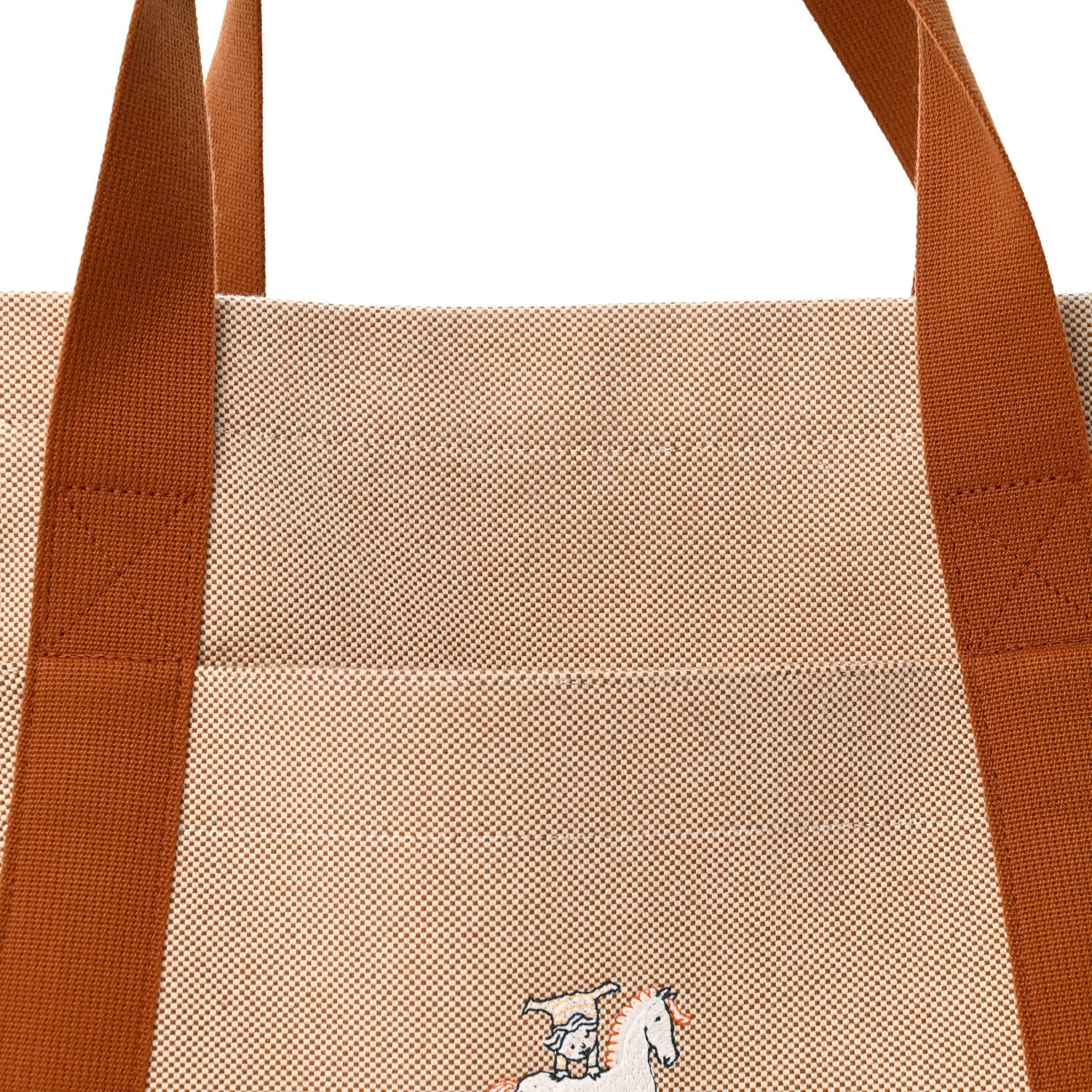 H Canvas Cabriole Nappy Bag Biscuit