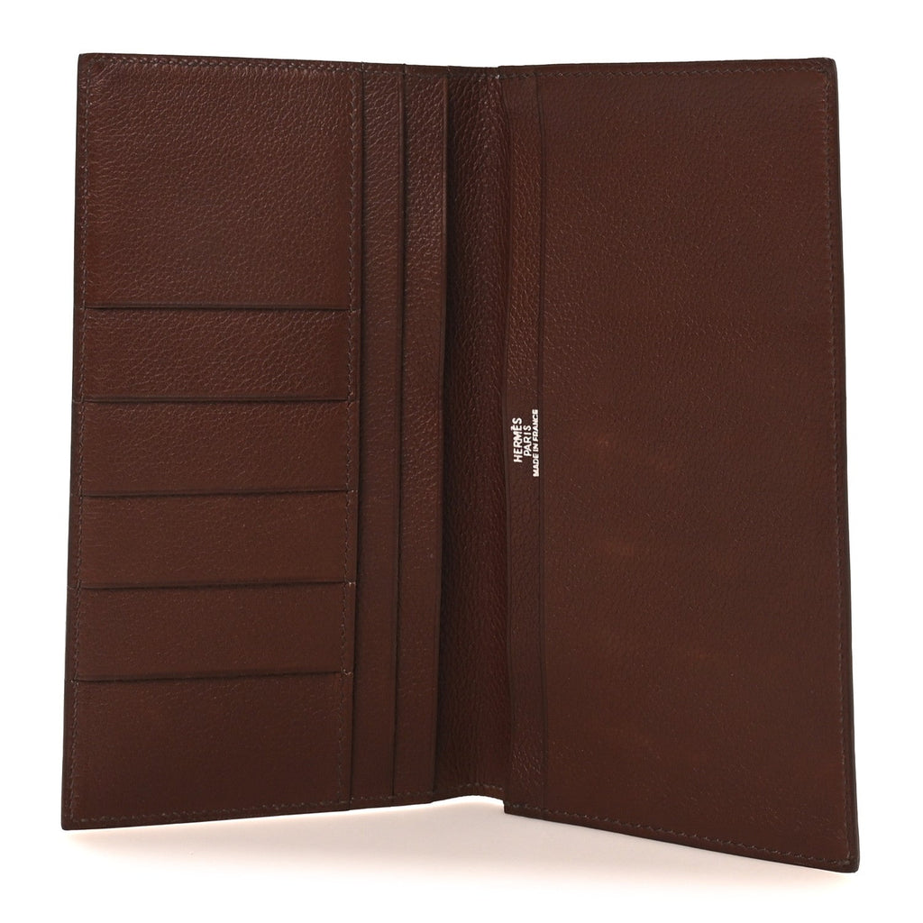 Evercolor Citizen Twill Long Wallet Chocolate