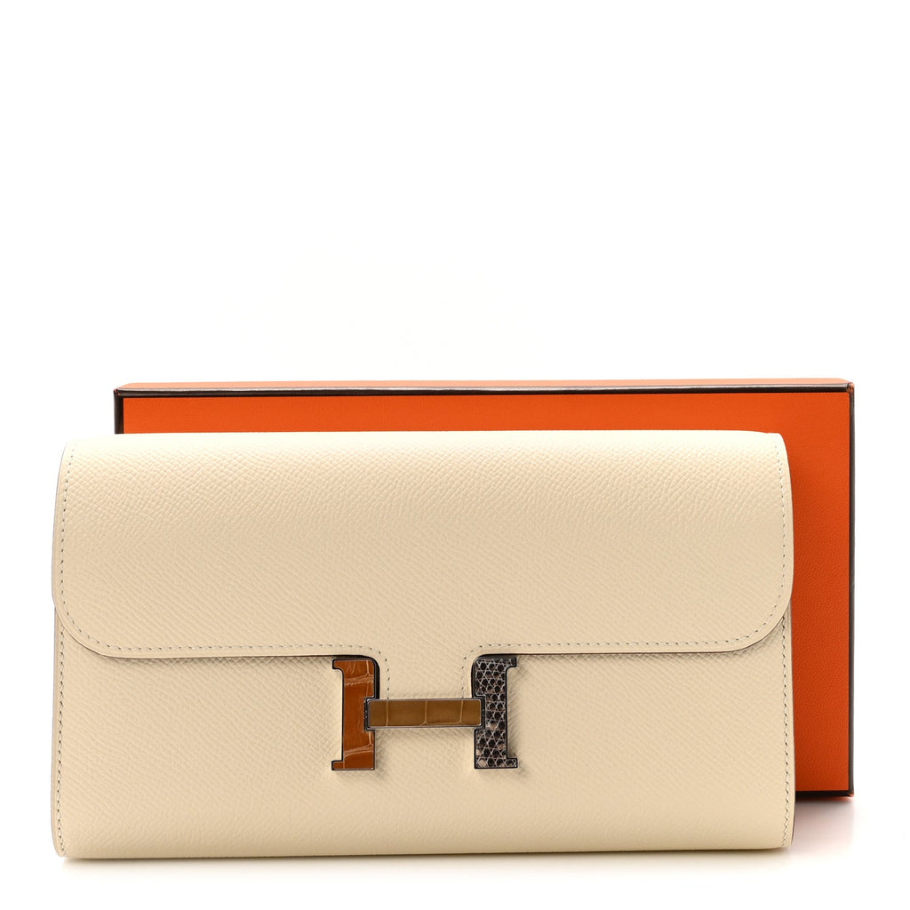 Epsom Alligator Lizard Constance Wallet To Go Nata