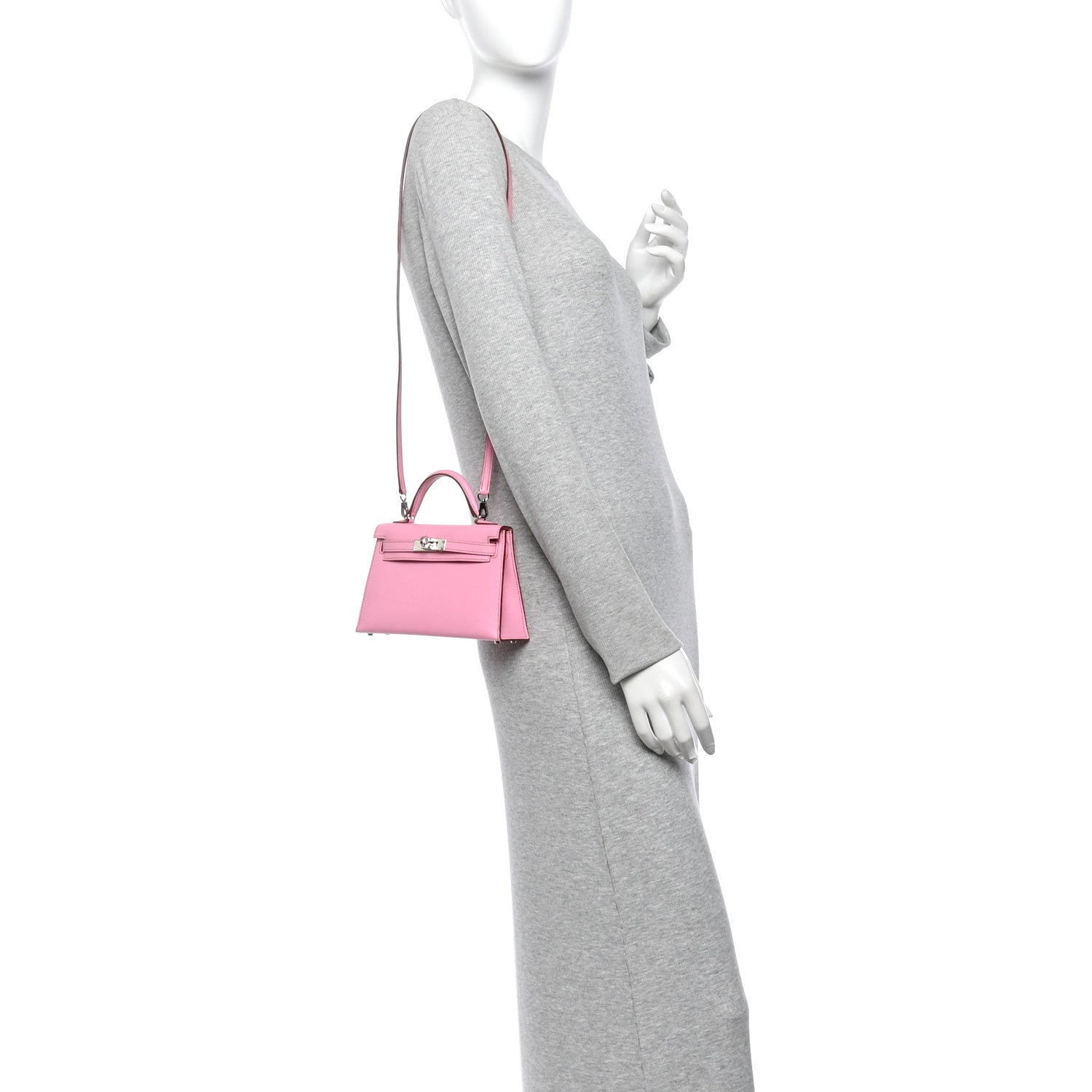 Epsom Mini Kelly Sellier 20  5P Pink