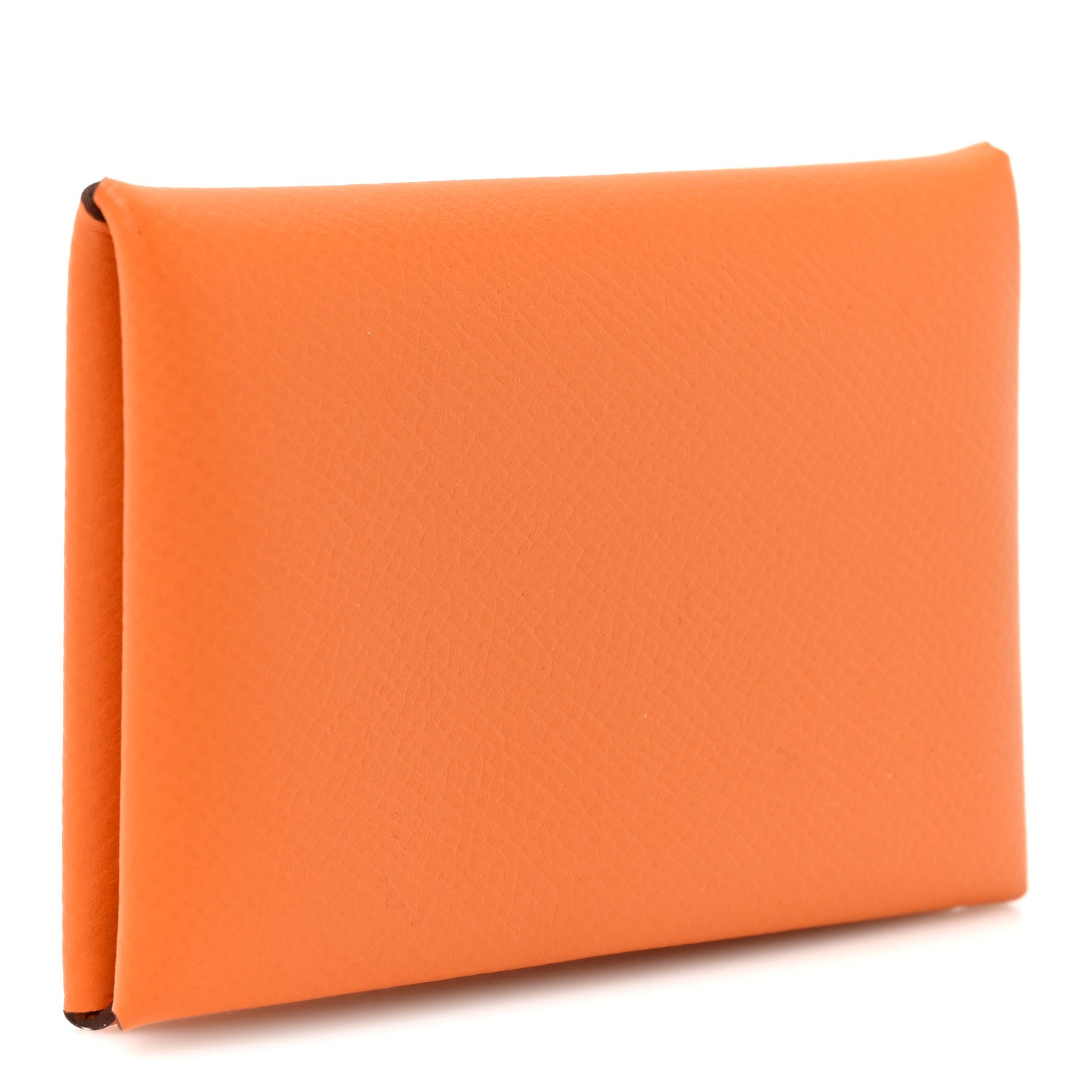 Epsom Calvi Card Case Orange