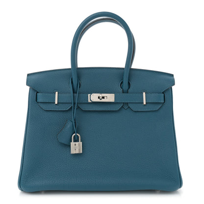 Togo Birkin 30 Bleu De Galice