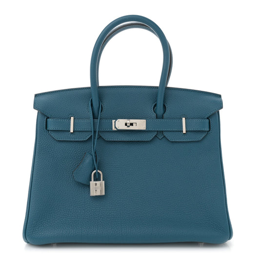 Togo Birkin 30 Bleu De Galice