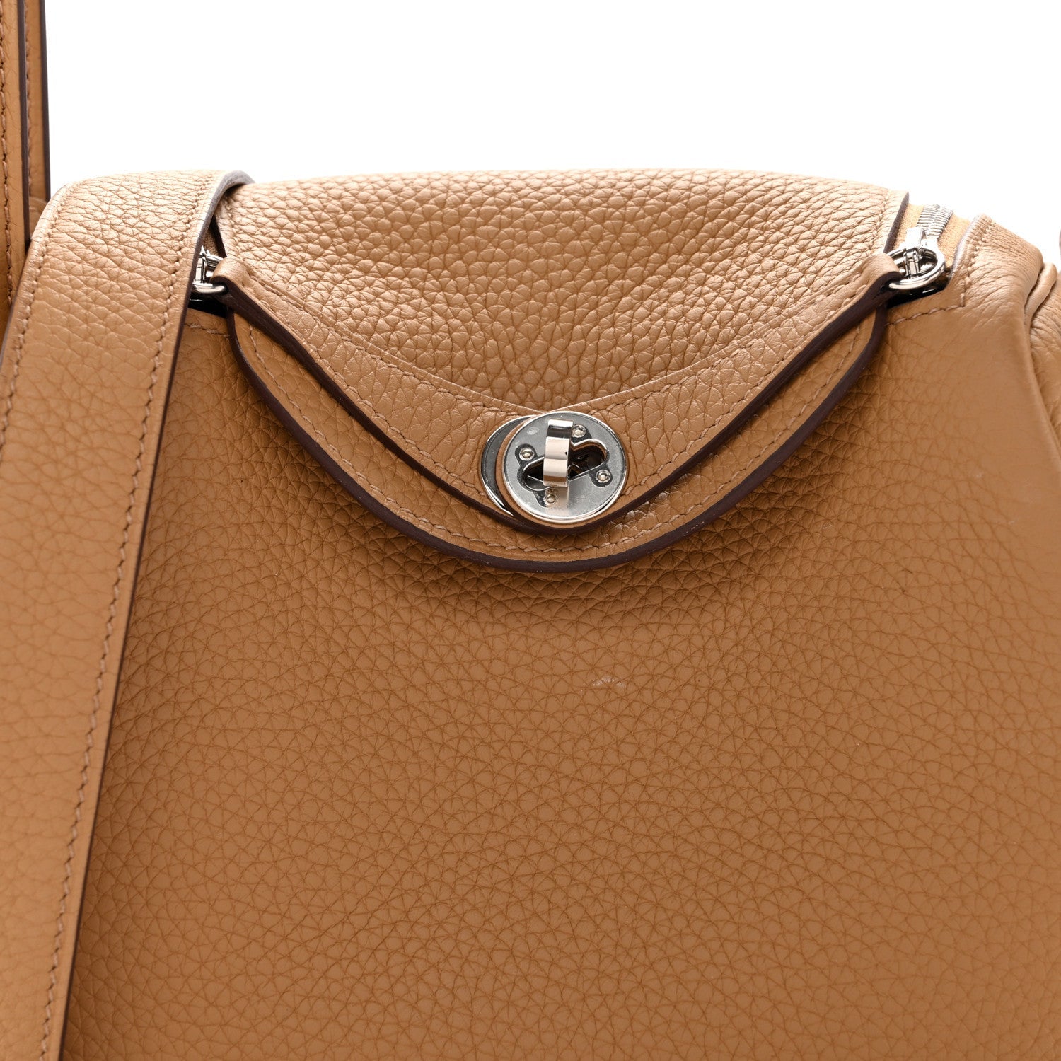 Taurillon Clemence Mini Lindy 20 Biscuit