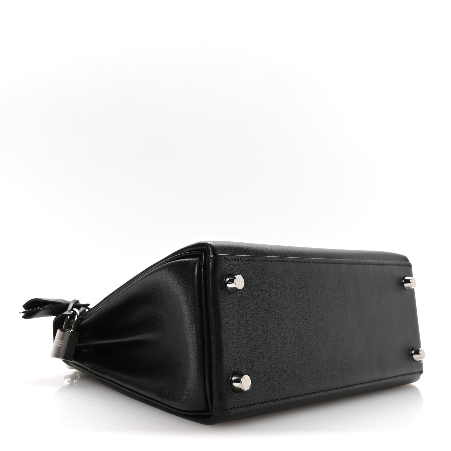 Cheri Calfskin Kelly Retourne 25 Black