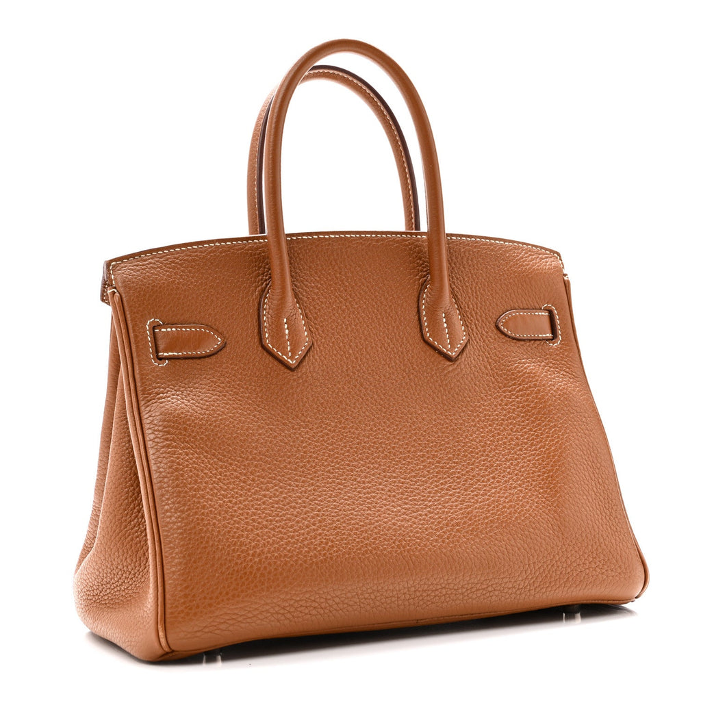 Taurillon Clemence Birkin 30 Gold
